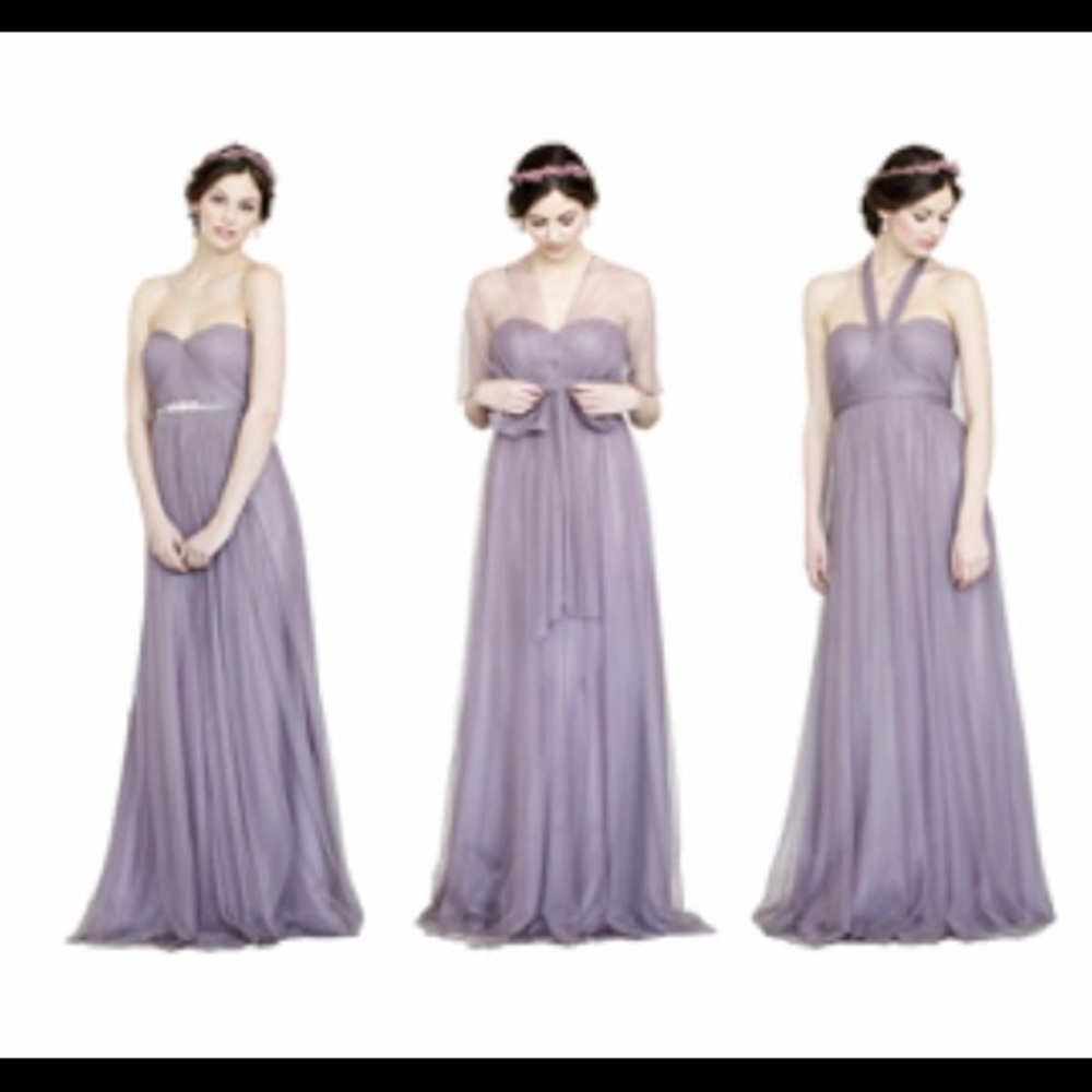 Jenny Yoo Annabelle Dress in Ivory/Nude Size 12 - Picture 7 of 8